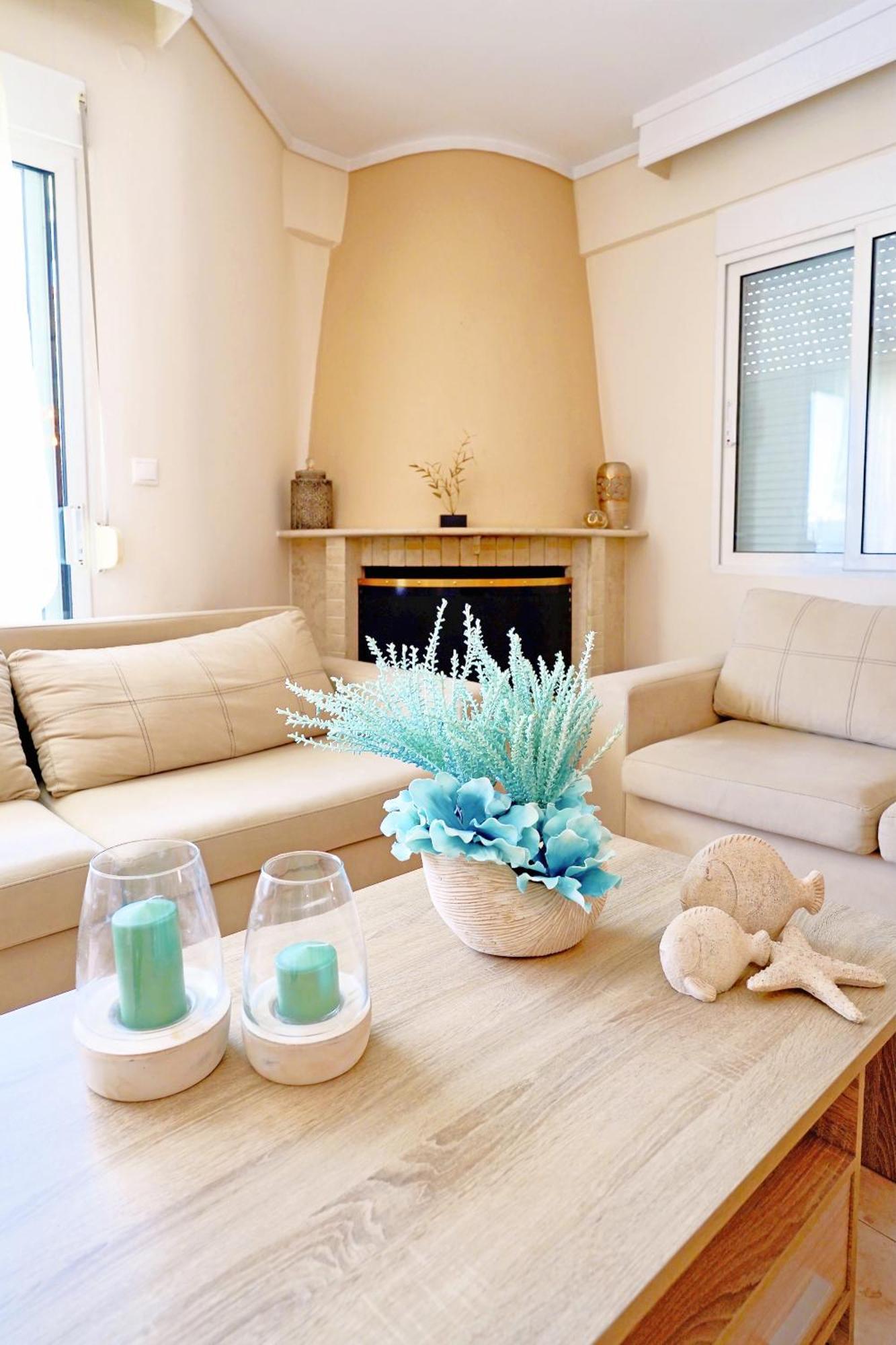 Lovely And Sunny Apartament 300M From Beach!! Peraía Exteriör bild